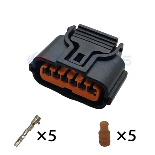 Waterproof Wire Harness Reversing radar Plug for Car 5-Pin Female HP285-12021 - image 4